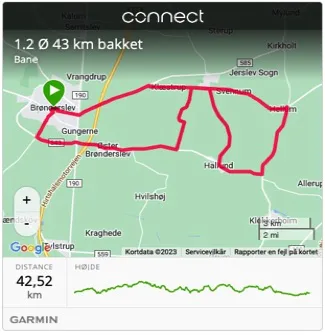 1.2.Ø 43 km bakket